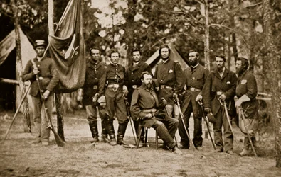 Generaal Charles Devens en Staf, 1861-65